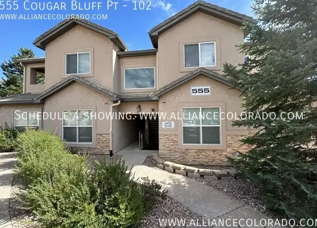 Property at 555 Cougar Bluff Pt #102, Colorado Springs, CO, 80906, 3 beds, 2 baths, [object Object]