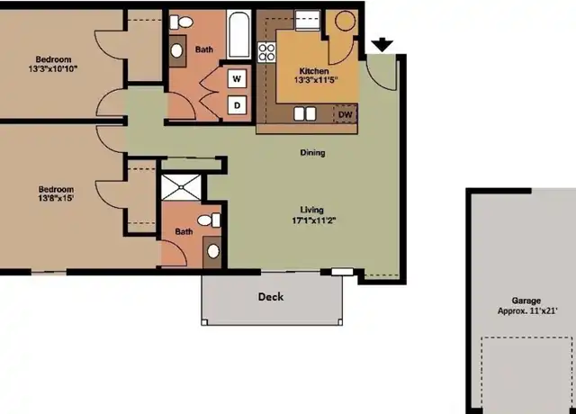 Property at 1440 Walnut St Unit 1440-03, Baraboo, WI, 53913, 2 beds, 2 baths, [object Object]