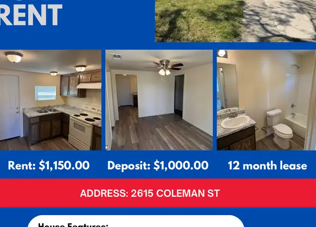 Property at 2615 Coleman St, San Angelo, TX, 76901, 3 beds, 1 bath, [object Object]