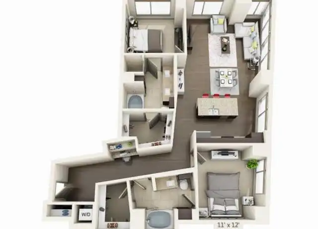 Property at 110 4 Blvd Pier 4, Boston, MA, 02210, 2 beds, 2 baths, [object Object]