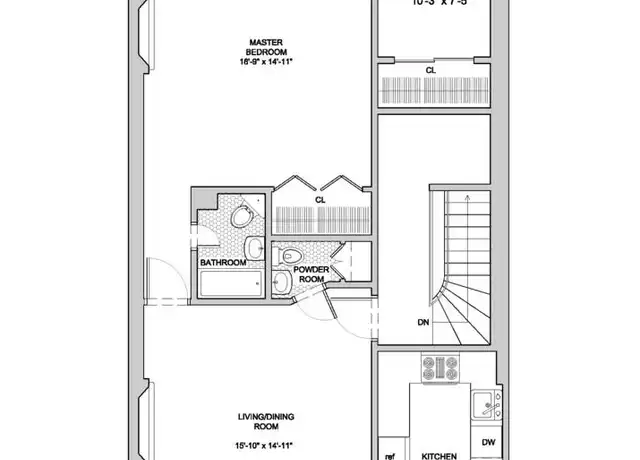 Property at 210 W 15th St Unit 3, New York, NY, 10011, 2 beds, 1.5 baths, [object Object]
