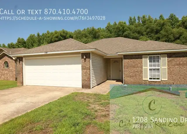 Property at 1208 Sandino Dr, Jonesboro, AR, 72405, 3 beds, 2 baths, [object Object]