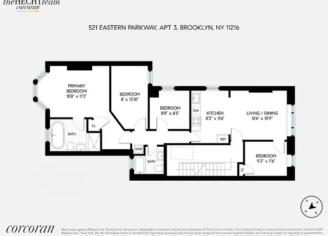 Property at 521 Eastern Pkwy Unit 2, Brooklyn, NY, 11216, 4 beds, 2 baths, [object Object]
