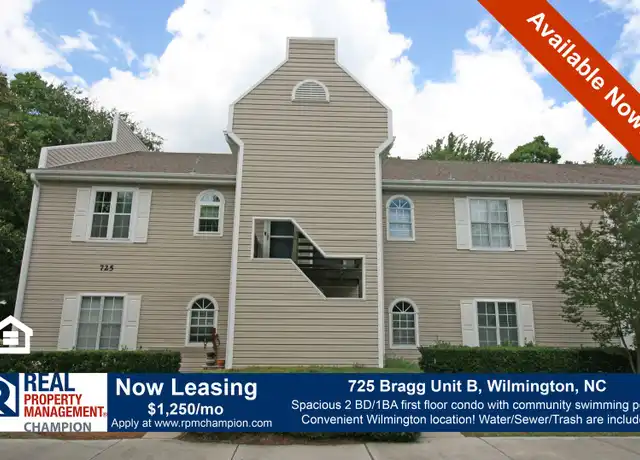 Property at 725 Bragg Dr Unit B, Wilmington, NC, 28412, 2 beds, 1 bath, [object Object]