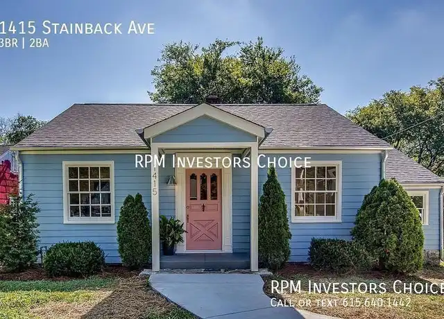 Property at 1415 Stainback Ave, Nashville, TN, 37207, 3 beds, 2 baths, [object Object]