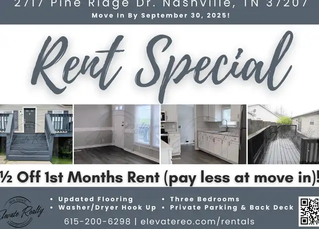 Property at 2717 Pine Ridge Dr, Nashville, TN, 37207, 3 beds, 2 baths, [object Object]