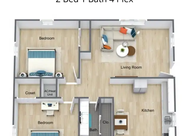 Property at 1703 Buccaneer Dr Unit 2, Johnson City, TN, 37604, 2 beds, 1 bath, [object Object]