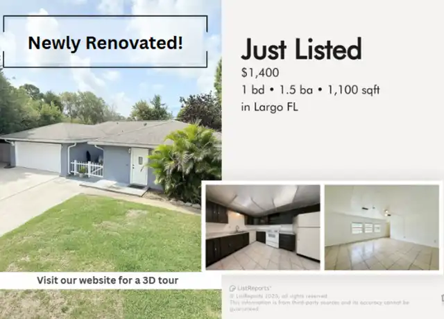 Property at 2658 Sunny Breeze Ave, Largo, FL, 33770, 1 bed, 1.5 baths, [object Object]