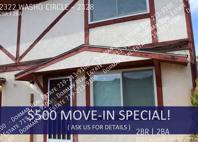 Property at 2322 Washo Cir Unit 2328, Colorado Springs, CO, 80915, 2 beds, 1.5 baths, [object Object]