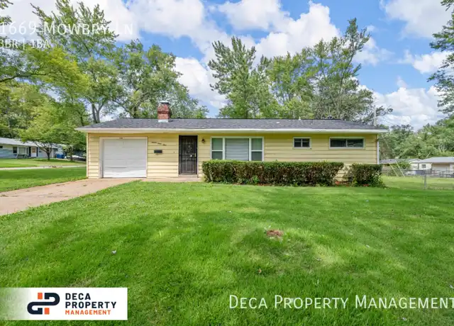 Property at 1669 Mowbry Ln, Saint Louis, MO, 63136, 3 beds, 1 bath, [object Object]
