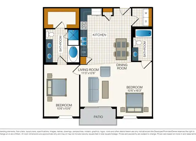Property at 2300 Dupont Dr Unit 420, Irvine, CA, 92612, 1 bed, 2 baths, [object Object]