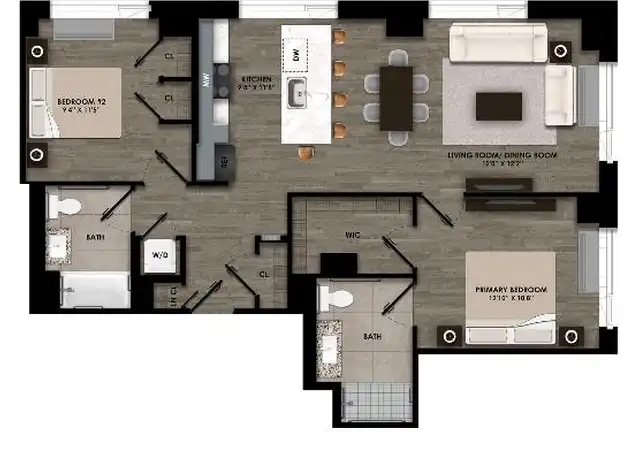 Property at 2319 3rd Ave Unit 1719, New York, NY, 10035, 2 beds, 2 baths, [object Object]