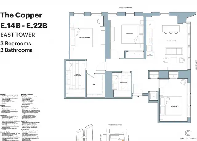 Property at 626 1st Ave Unit E-14B, New York, NY, 10016, 3 beds, 2 baths, [object Object]