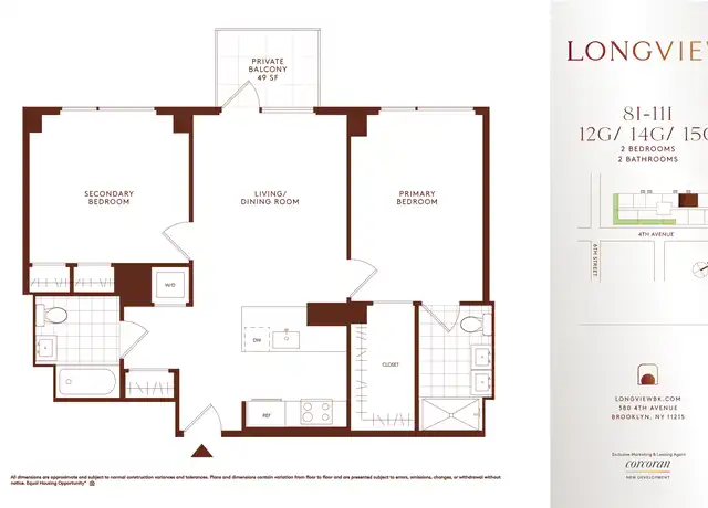 Property at 380 4th Ave Unit 8I, Brooklyn, NY, 11215, 2 beds, 2 baths, [object Object]