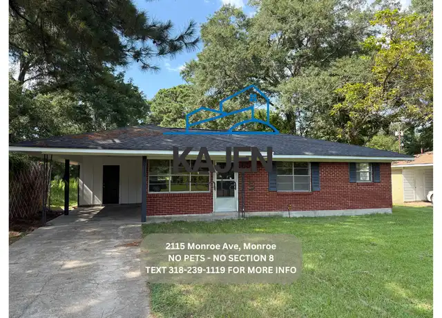 Property at 2115 Monroe Ave, Monroe, LA, 71202, 3 beds, 1 bath, [object Object]