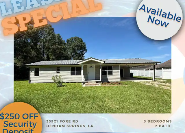 Property at 35921 Fore Rd, Denham Springs, LA, 70706, 3 beds, 2 baths, [object Object]