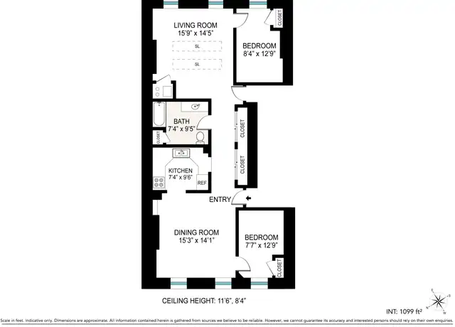 Property at 112 Smith St Unit 5, Brooklyn, NY, 11201, 2 beds, 1 bath, [object Object]
