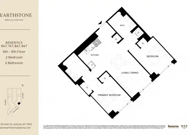 Property at 34-35 44th St Unit 647, Astoria, NY, 11101, 2 beds, 2 baths, [object Object]