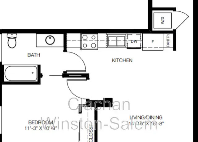 Property at 50 W 4th St Unit 108, Winston-Salem, NC, 27101, 1 bed, 1 bath, [object Object]