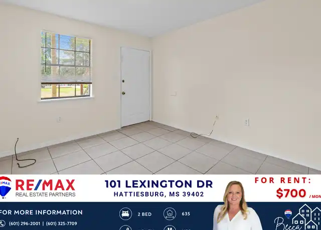 Property at 101 Lexington Dr Unit 6, Hattiesburg, MS, 39402, 2 beds, 1 bath, [object Object]