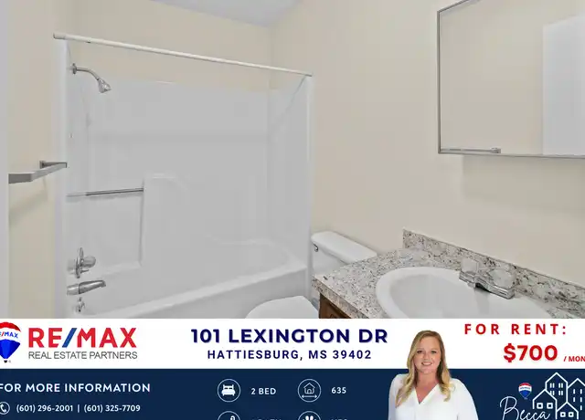 Property at 101 Lexington Dr Unit 6, Hattiesburg, MS, 39402, 2 beds, 1 bath, [object Object]
