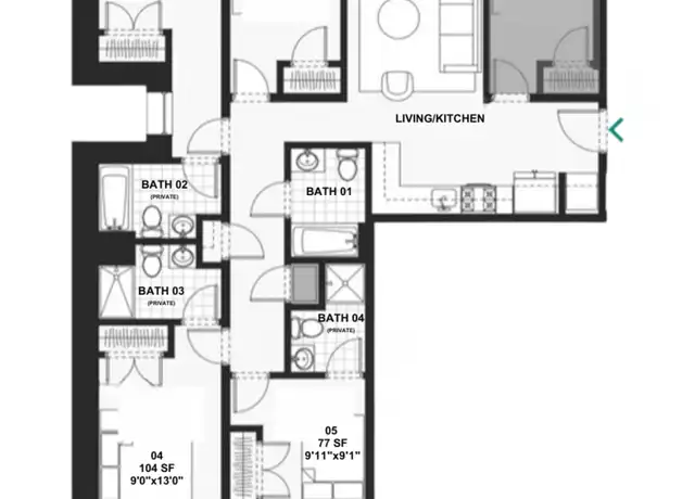 Property at 529 G St SE Unit 303-1 303, Washington, DC, 20003, 1 bed, 1 bath, [object Object]