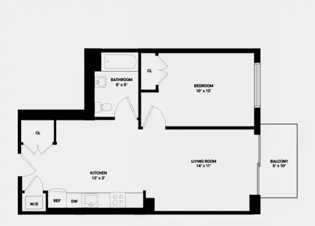 Property at 550 Prospect Pl Unit 603, Brooklyn, NY, 11238, 1 bed, 1 bath, [object Object]