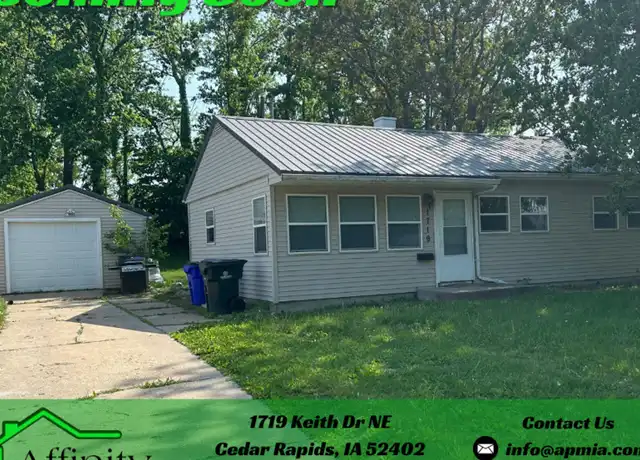 Property at 1719 Keith Dr NE, Cedar Rapids, IA, 52402, 3 beds, 1 bath, [object Object]
