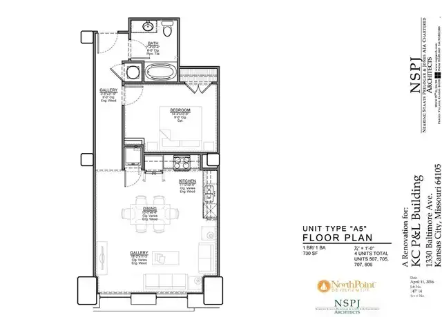 Property at 106 W 14th St, Kansas City, MO, 64105, 1 bed, 1 bath, [object Object]