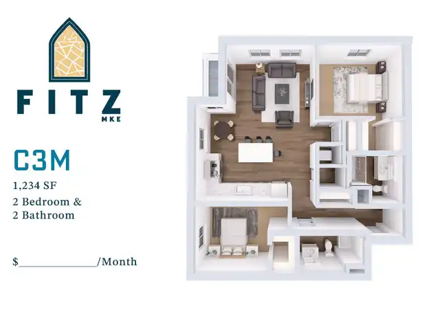Property at 2630 N Hackett Ave Unit 311, Milwaukee, WI, 53211, 1 bed, 1 bath, [object Object]