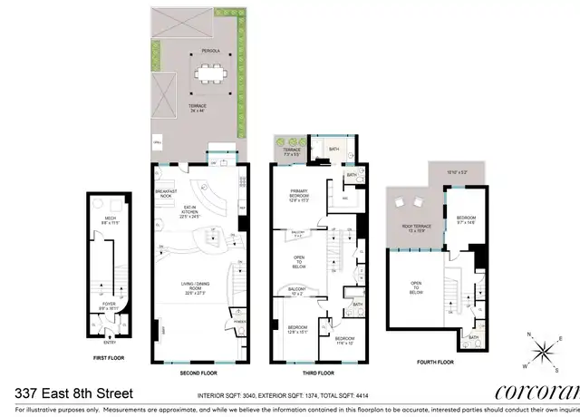 Property at 337 E 8th St, New York, NY, 10009, 4 beds, 3.5 baths, [object Object]