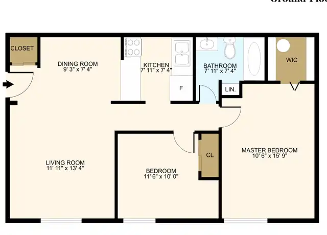 Property at 129 David Dr, Elyria, OH, 44035, 2 beds, 1 bath, [object Object]