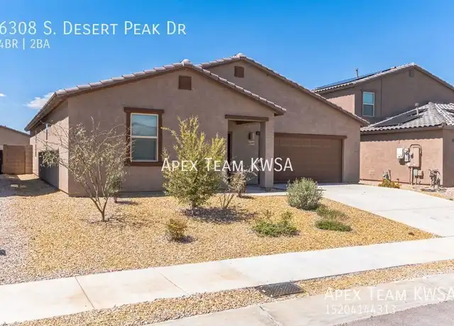 Property at 6308 S Desert Peak Dr, Tucson, AZ, 85706, 4 beds, 2 baths, [object Object]