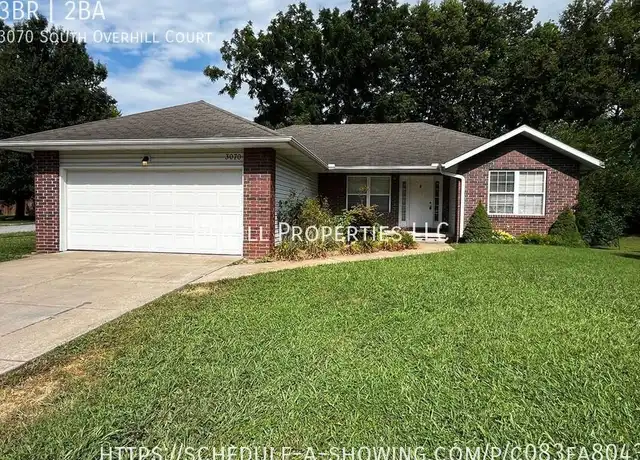 Property at 3070 S Overhill Ct, Springfield, MO, 65807, 3 beds, 2 baths, [object Object]