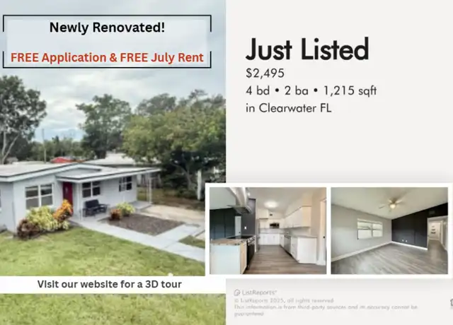 Property at 1375 Tuscola St, Clearwater, FL, 33756, 4 beds, 2 baths, [object Object]