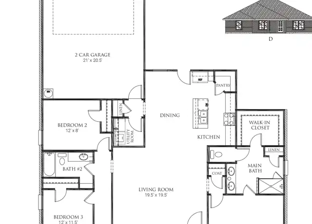 Property at 14544 Trough Ln, Dallas, TX, 75253, 4 beds, 2 baths, [object Object]