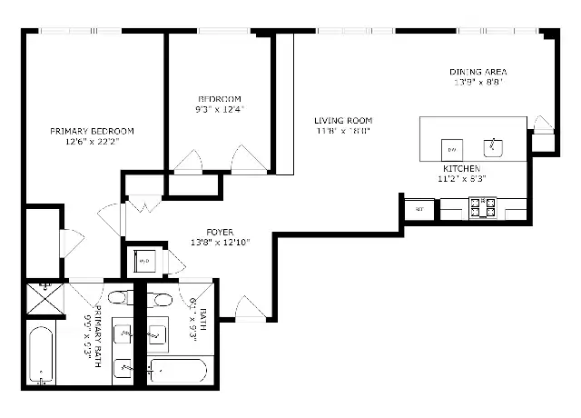 Property at 50 W 127th St Unit 5B, New York, NY, 10027, 2 beds, 2 baths, [object Object]