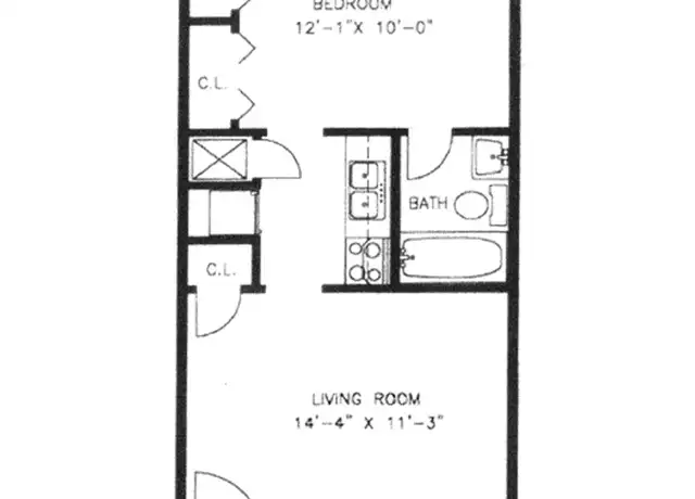Property at 504 E Cottage Grove Ave Unit 03, Bloomington, IN, 47408, 1 bed, 1 bath, [object Object]
