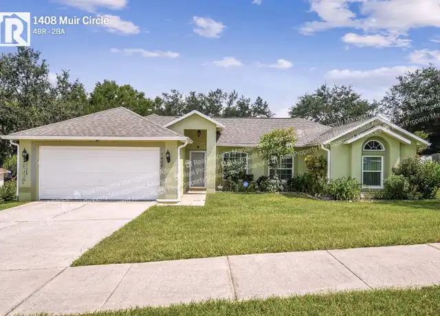 Property at 1408 Muir Cir, Clermont, FL, 34711, 4 beds, 2 baths, [object Object]