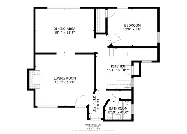Property at 7949 S Saint Lawrence Ave Unit 7949-3RD, Chicago, IL, 60619, 1 bed, 1 bath, [object Object]