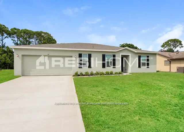 Property at 965 Hunt St NW, Palm Bay, FL, 32907, 4 beds, 2 baths, [object Object]