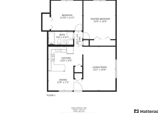 Property at 1508 Valley Ave Unit 1, Sumner, WA, 98390, 2 beds, 1 bath, [object Object]