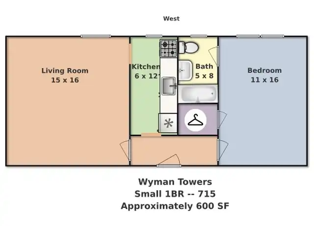 Property at 3100 Saint Paul St Unit 715, Baltimore, MD, 21218, 1 bed, 1 bath, [object Object]