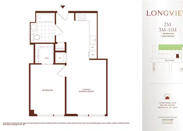 Property at 380 4th Ave Unit 5M, Brooklyn, NY, 11215, 1 bed, 1 bath, [object Object]