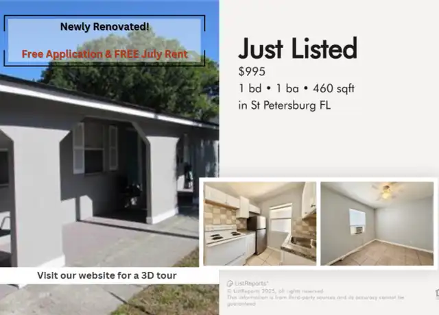 Property at 932 22nd St S Unit 2, St. Petersburg, FL, 33712, 1 bed, 1 bath, [object Object]
