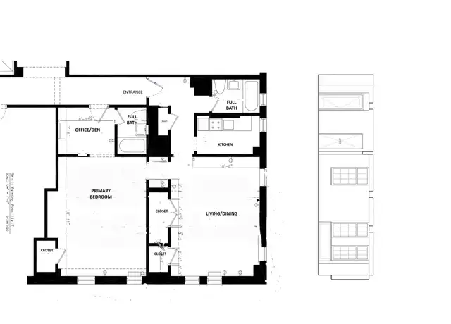 Property at 410 W 24th St Unit 6EF, New York, NY, 10011, 1 bed, 2 baths, [object Object]