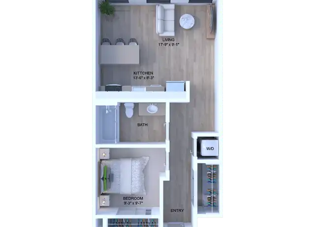 Property at 100 N Summit St Unit 435, Toledo, OH, 43604, 1 bed, 1 bath, [object Object]