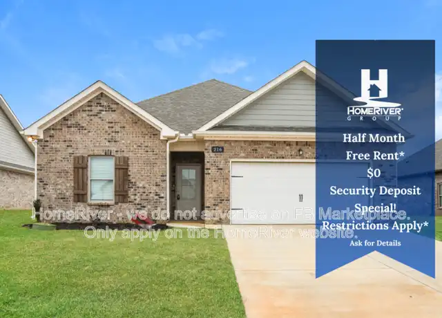 Property at 216 John Harold Dr, Meridianville, AL, 35759, 4 beds, 2 baths, [object Object]