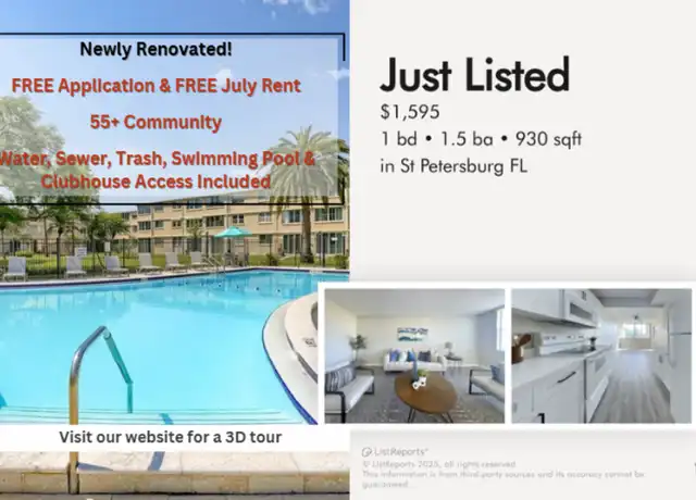 Property at 5095 Bay St NE, St. Petersburg, FL, 33703, 1 bed, 1.5 baths, [object Object]