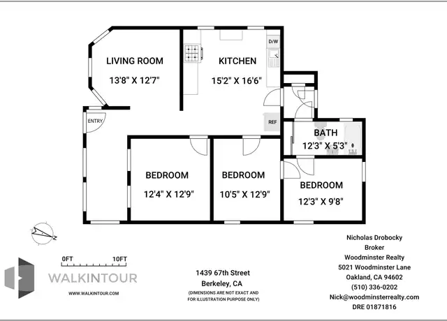 Property at 1439 67th St, Berkeley, CA, 94702, 3 beds, 1 bath, [object Object]